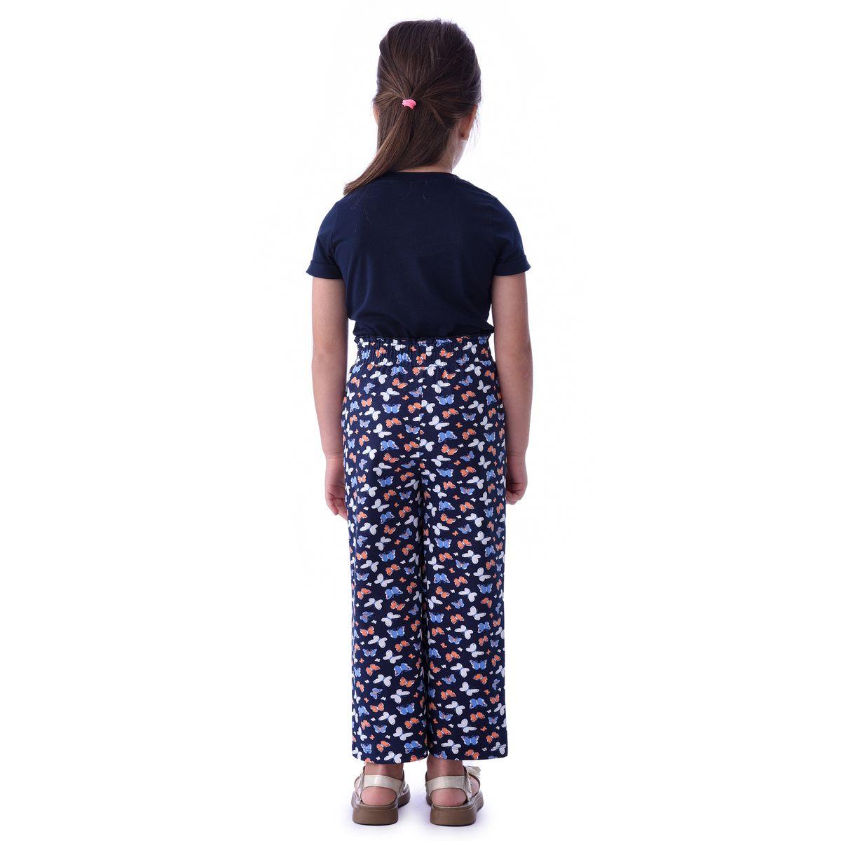 مجموعة من بنطال مع تيشيرت بطبعة زهور فيكتور آند جين × ستايلي-girls-clothing-setsandcoords-image-5