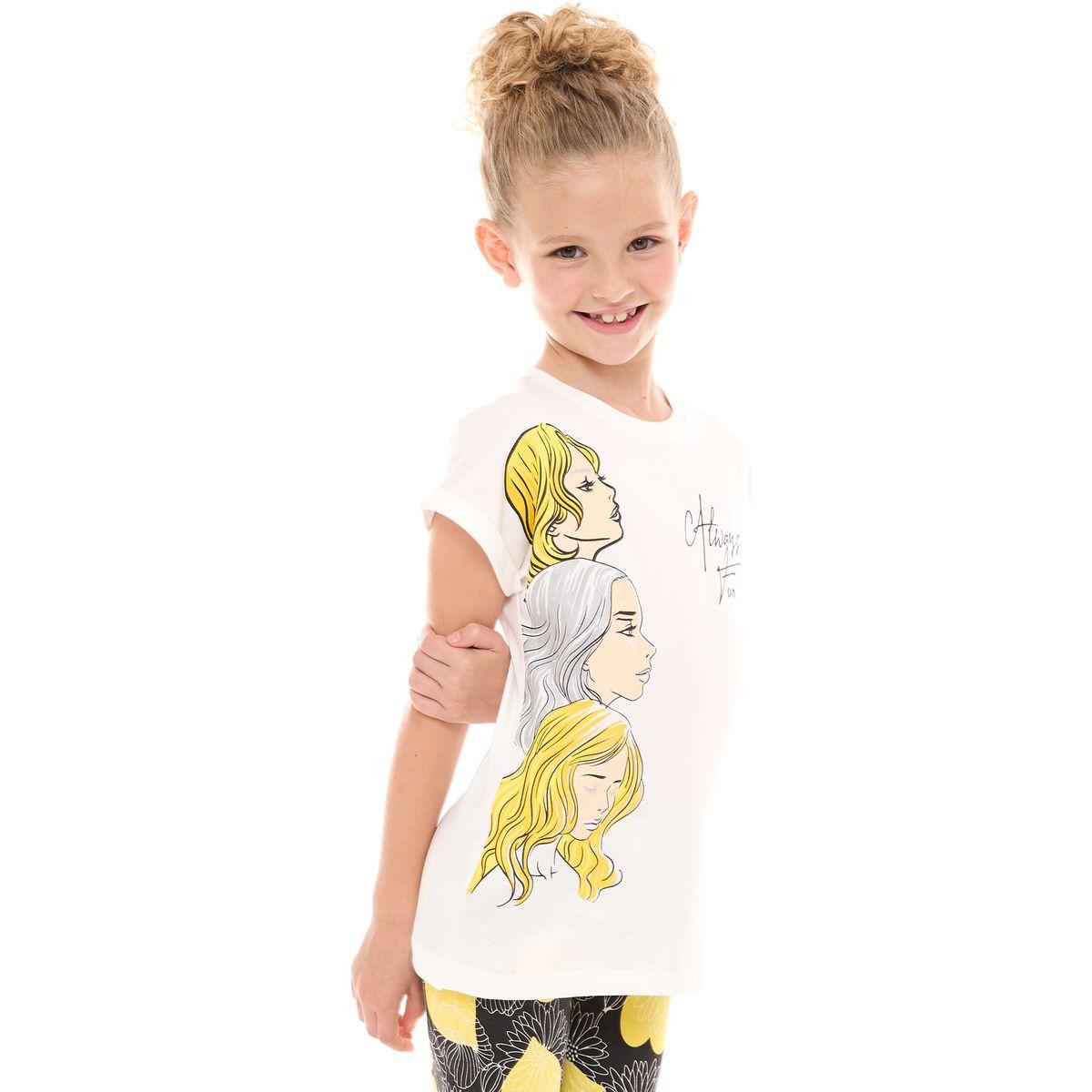 مجموعة من ليقنز مع بلوزة بطبعة جرافيك فيكتور آند جين × ستايلي-girls-clothing-setsandcoords-image-3