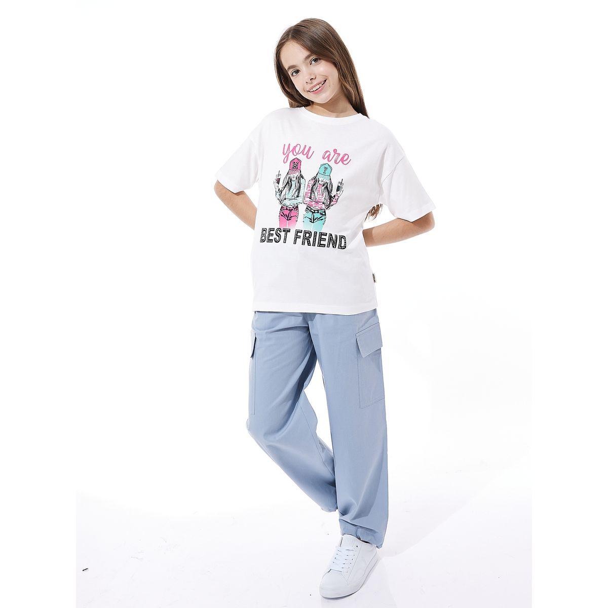 Victor and Jane X Styli  Studded Graphic Print T-Shirt & Cargo Pants Set-girls-clothing-setsandcoords-image-7