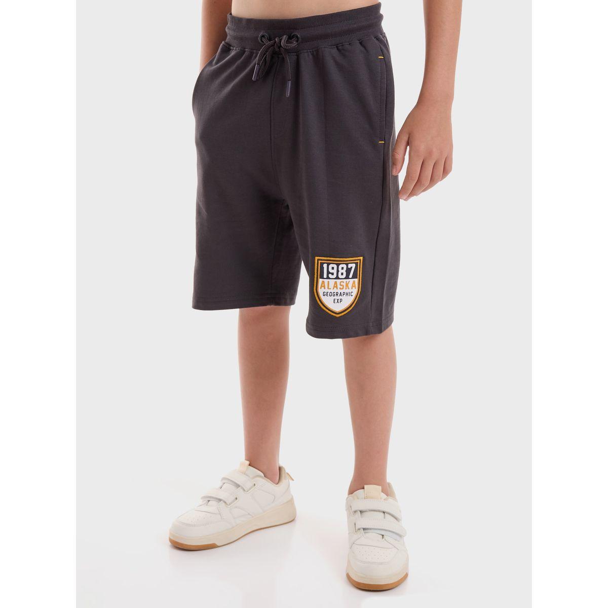 Victor and Jane X Styli  Embroidered Patch Polo T-Shirt & Shorts Set-boys-clothing-setsandcoords-image-4
