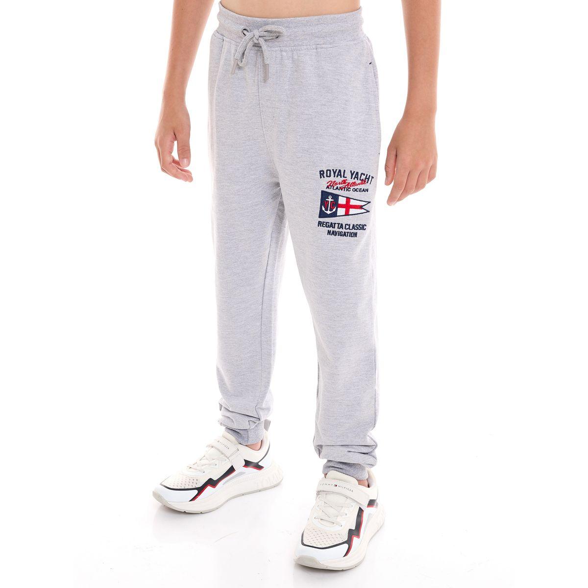 مجموعة من جوغر مع تيشيرت بتفاصيل مُطرّزة وازرار فيكتور آند جين × ستايلي-boys-clothing-setsandcoords-image-4