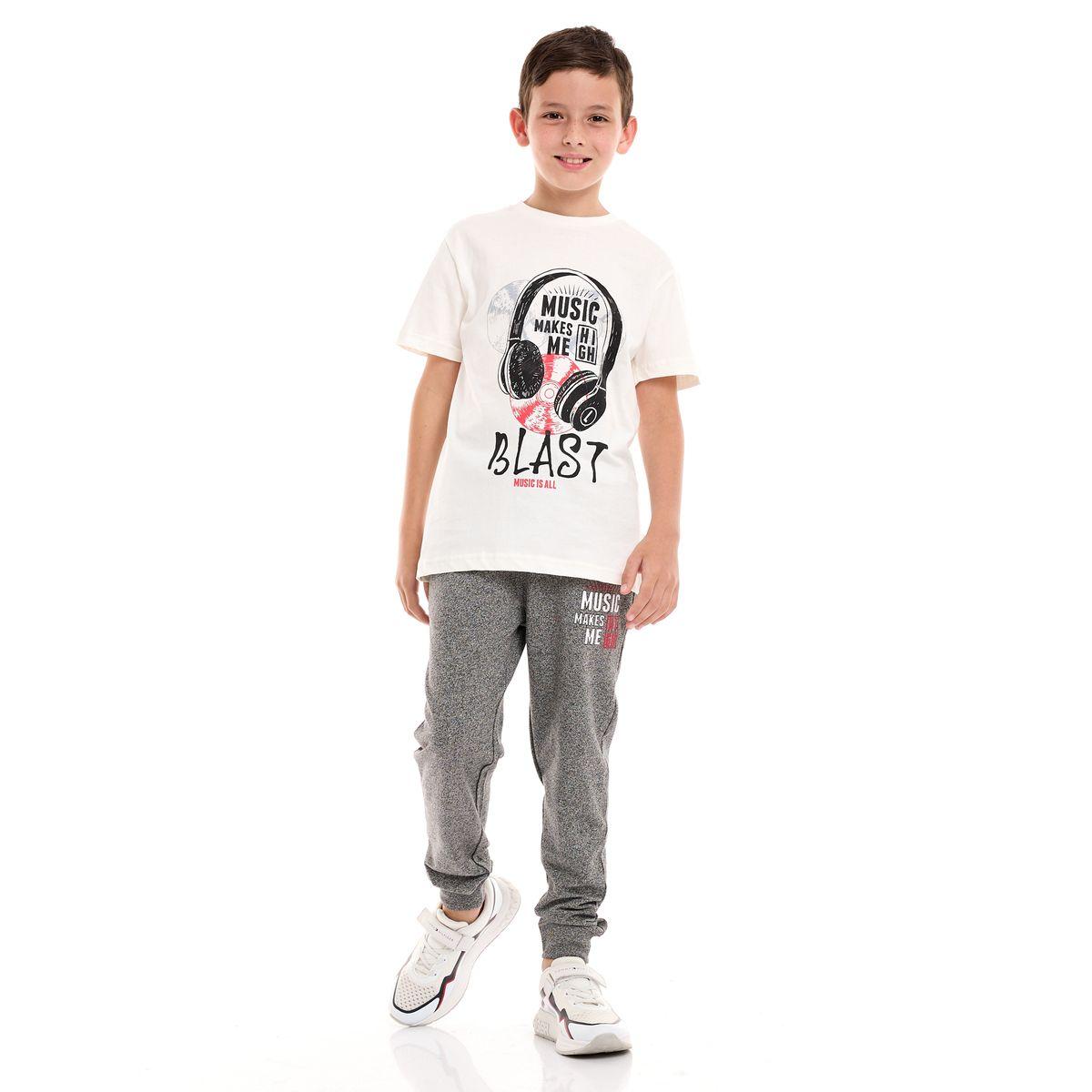 مجموعة من جوغر مع تيشيرت بطبعة جرافيك فيكتور آند جين × ستايلي-boys-clothing-setsandcoords-image-1