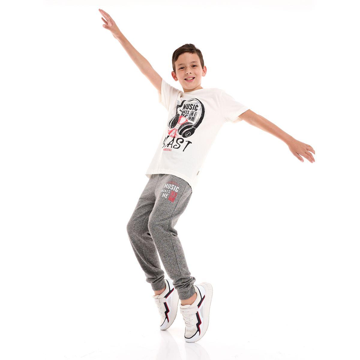 مجموعة من جوغر مع تيشيرت بطبعة جرافيك فيكتور آند جين × ستايلي-boys-clothing-setsandcoords-image-5