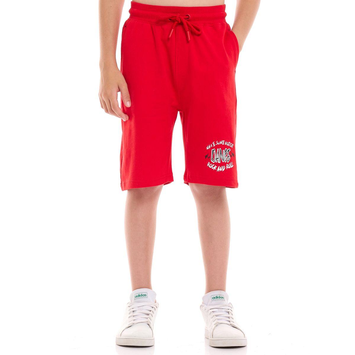 مجموعة من شورت مع تيشيرت بطبعة جرافيك فيكتور آند جين × ستايلي-boys-clothing-setsandcoords-image-4
