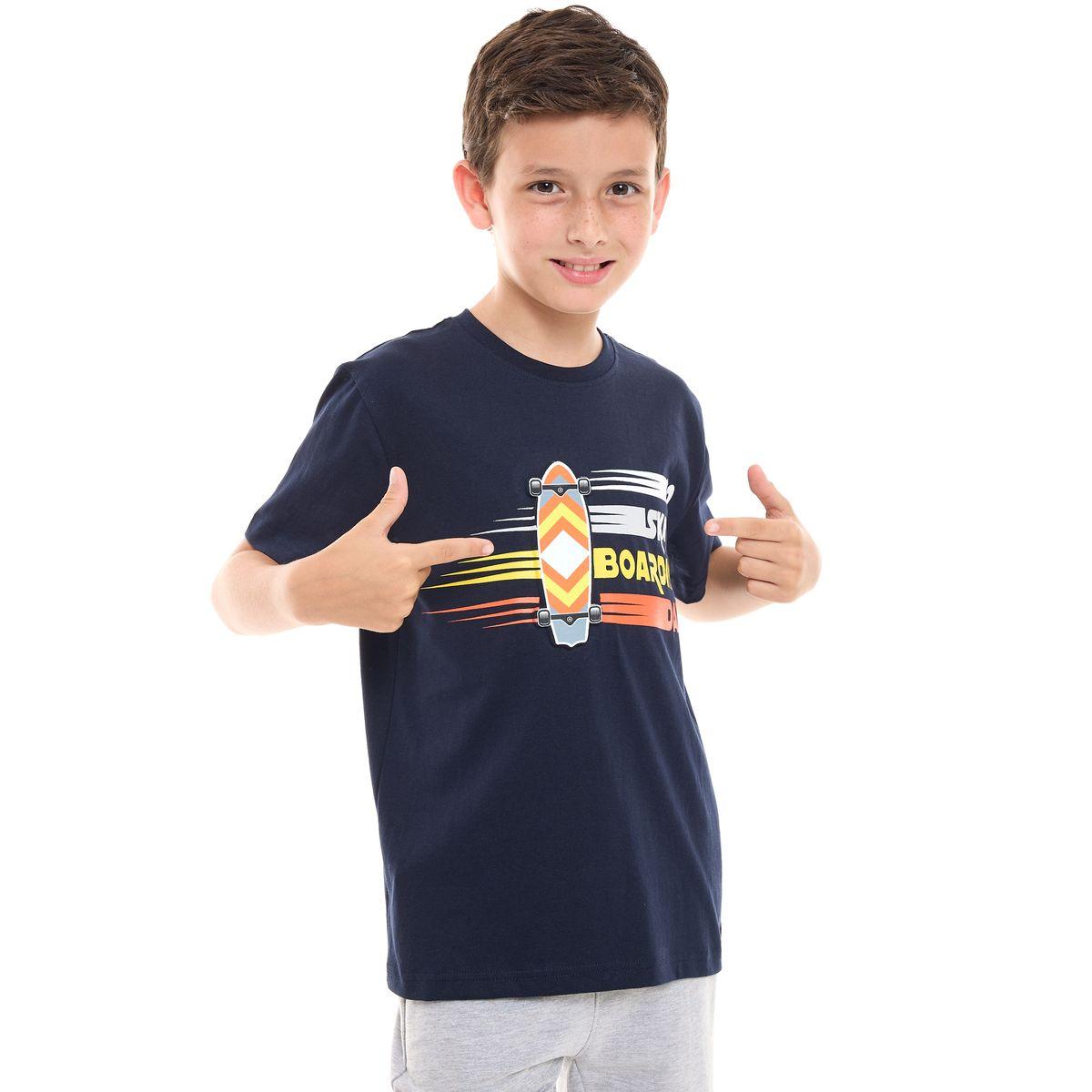 مجموعة من شورت مع تيشيرت بطبعة جرافيك فيكتور آند جين × ستايلي-boys-clothing-setsandcoords-image-3