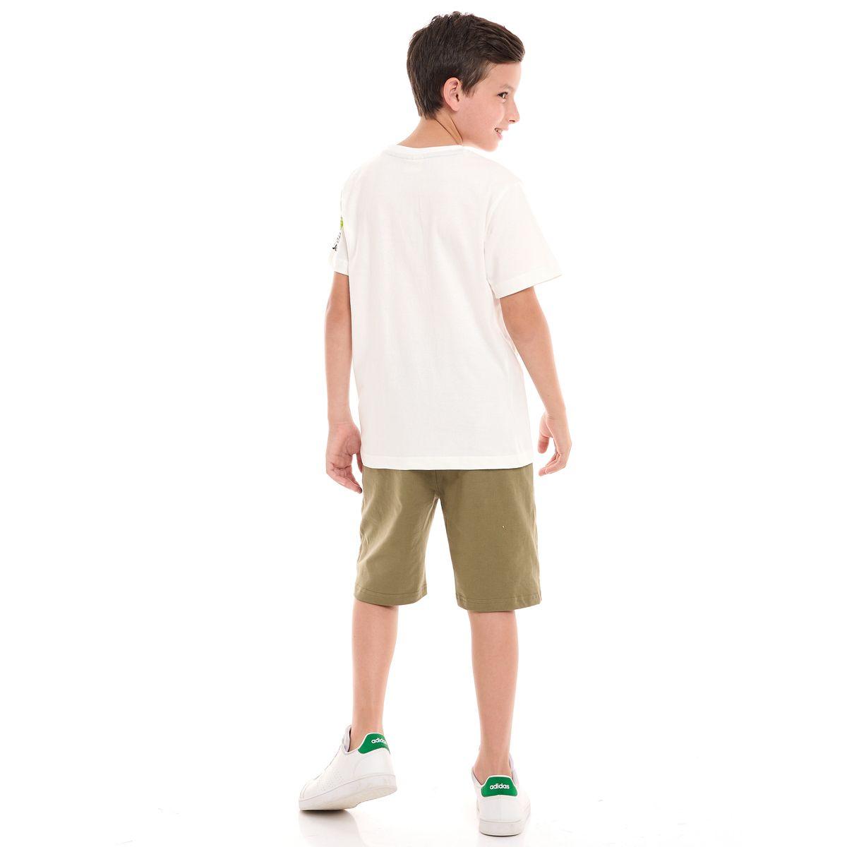 Victor and Jane X Styli  Front Graphic T-Shirt & Shorts Set-boys-clothing-setsandcoords-image-2