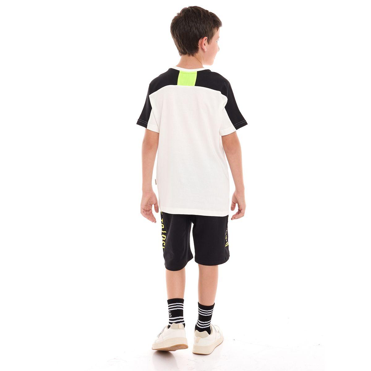 Victor and Jane X Styli  Skate Graphic Print T-Shirt & Shorts Set-boys-clothing-setsandcoords-image-2