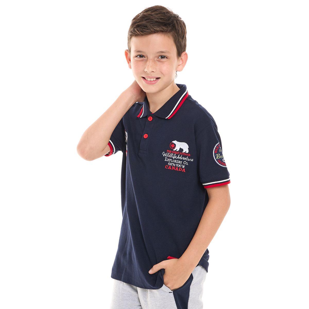 مجموعة من جوغر مع تيشيرت بياقة بولو فيكتور آند جين × ستايلي-boys-clothing-setsandcoords-image-3