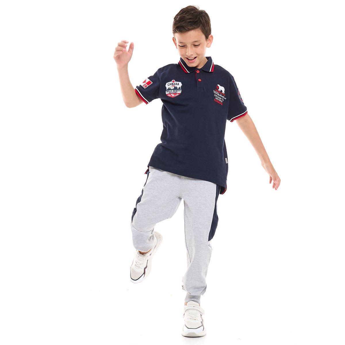 Victor and Jane X Styli  Embroidered Polo T-Shirt & Joggers Set-boys-clothing-setsandcoords-image-5