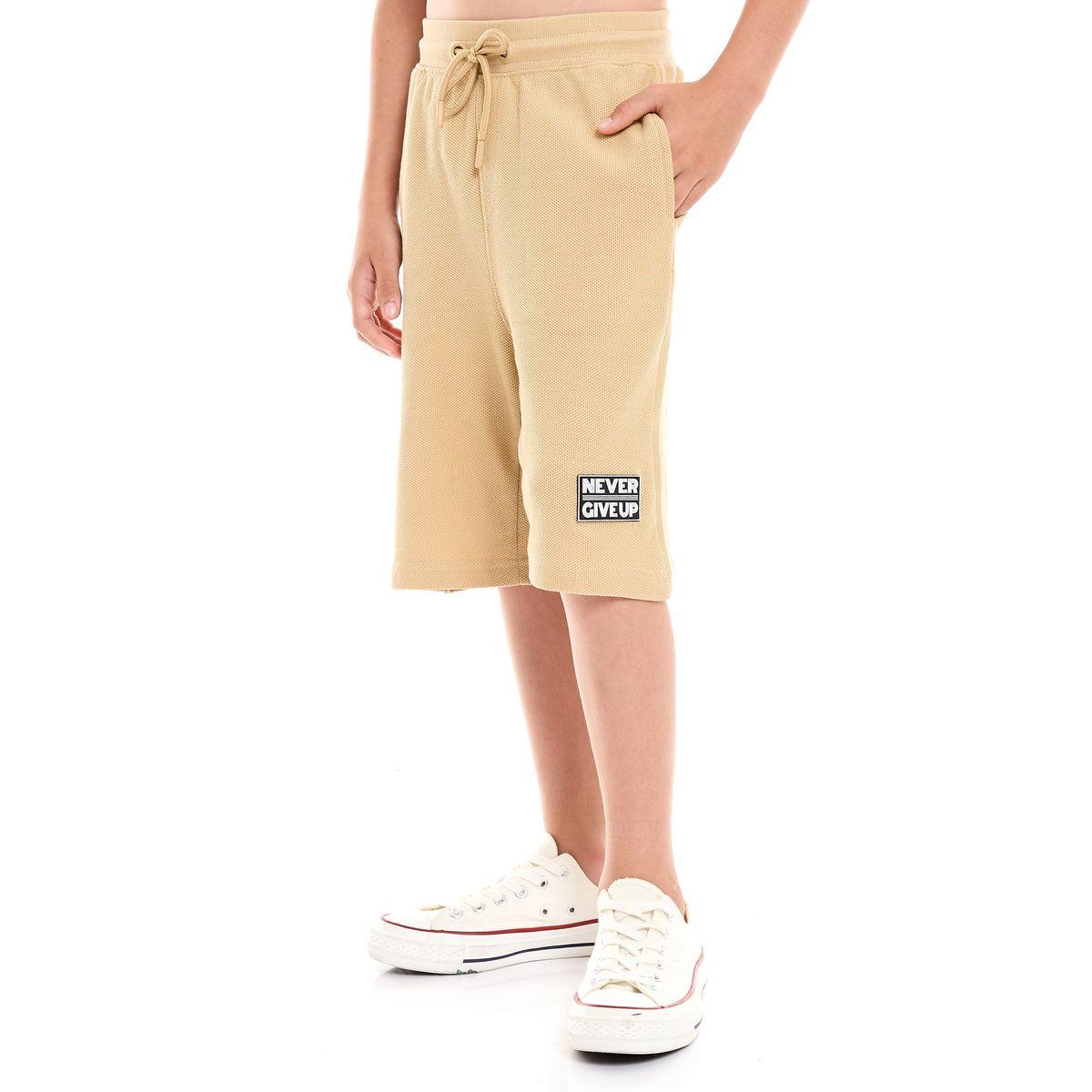مجموعة من شورت مع تيشيرت بتفاصيل بارزة الملمس فيكتور آند جين × ستايلي-boys-clothing-setsandcoords-image-6