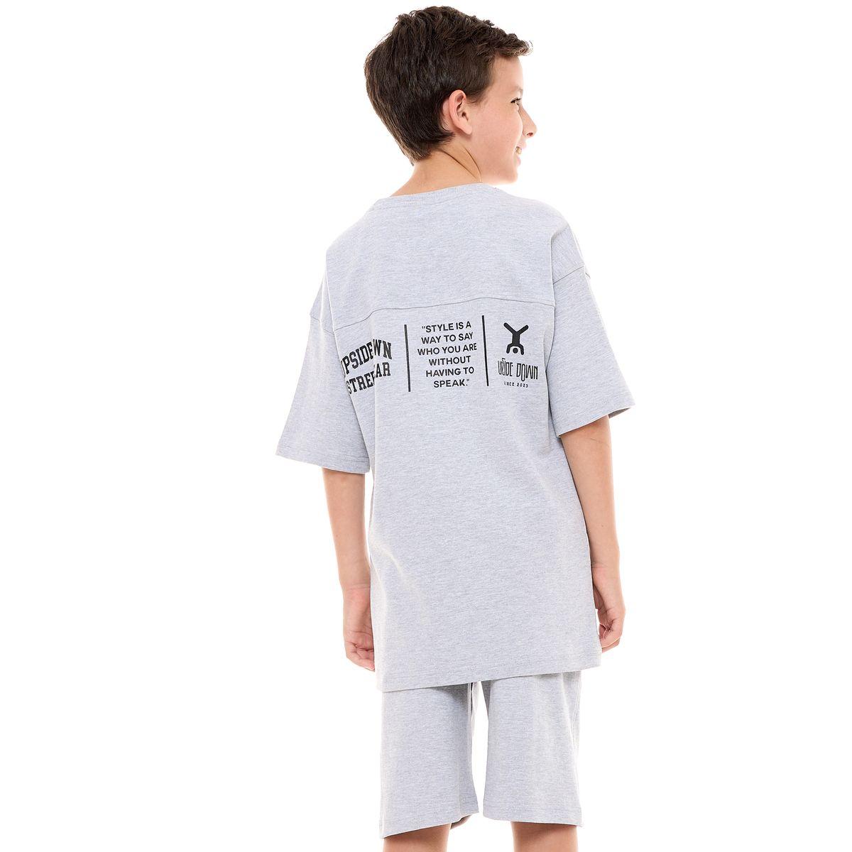 Victor and Jane X Styli  Dropped Shoulder Oversized T-Shirt & Shorts Set-boys-clothing-setsandcoords-image-2