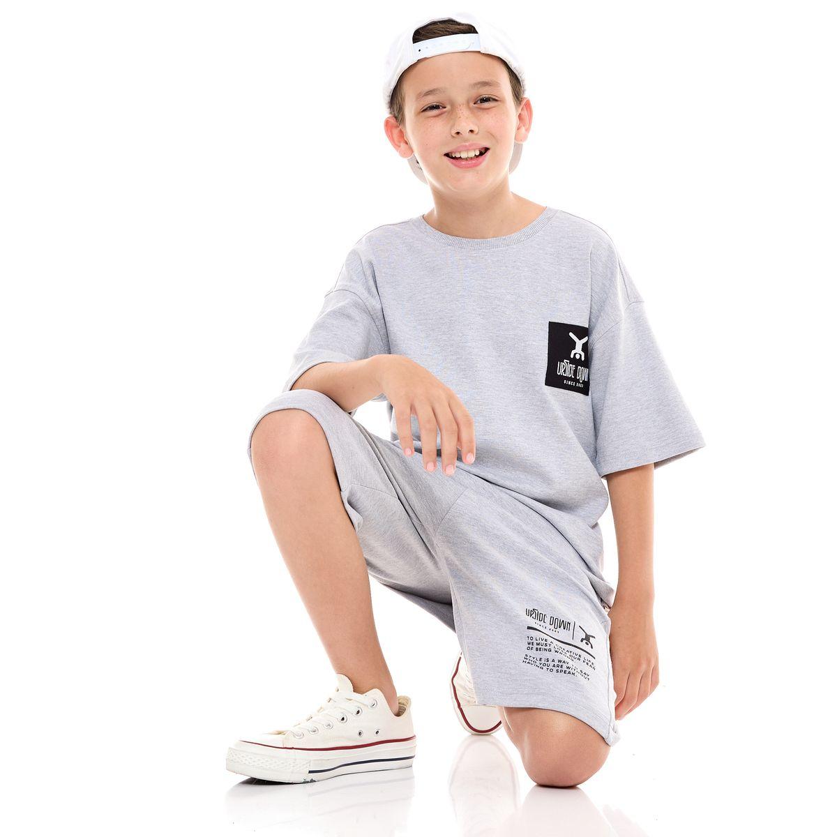 Victor and Jane X Styli  Dropped Shoulder Oversized T-Shirt & Shorts Set-boys-clothing-setsandcoords-image-5