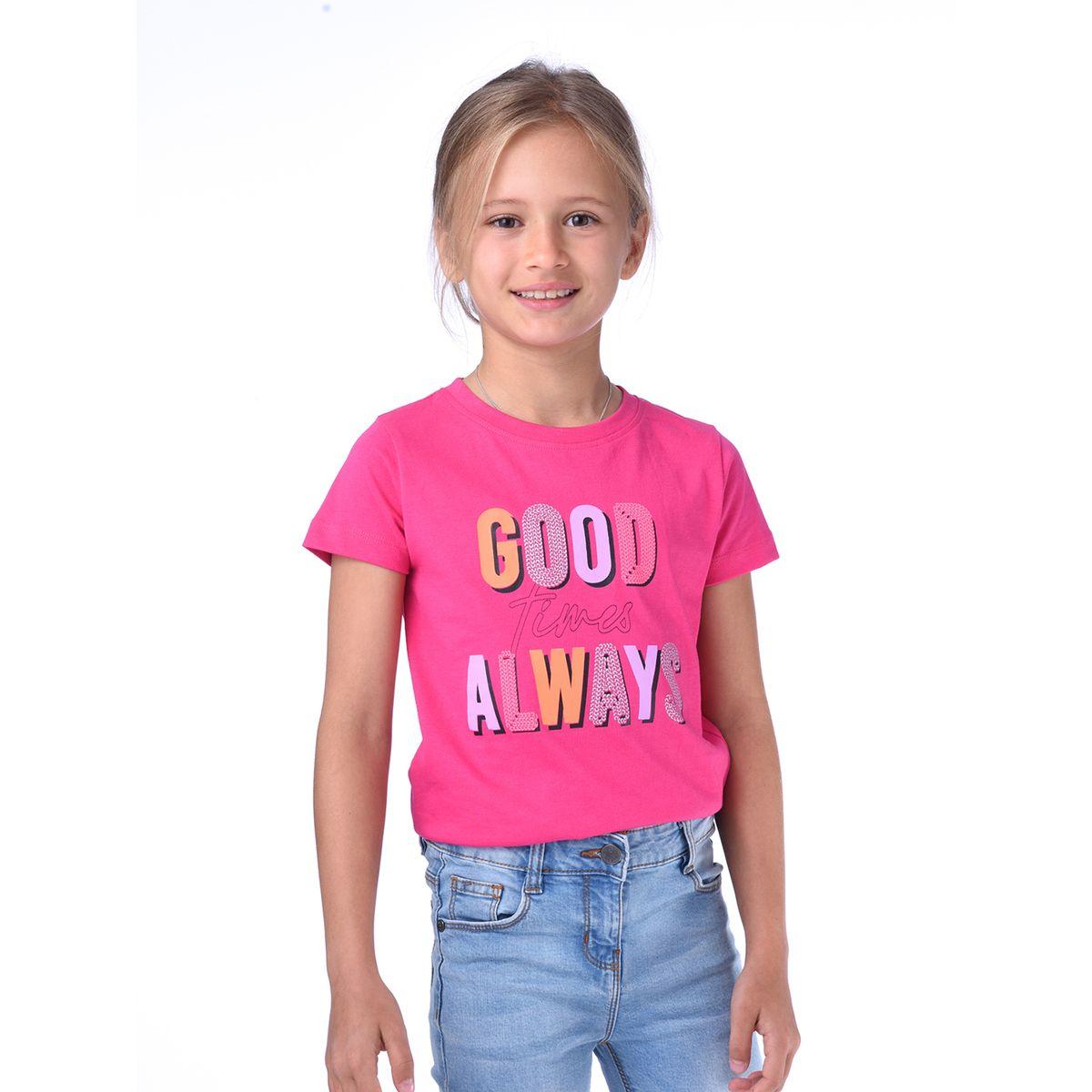 Victor and Jane X Styli  Good Times Graphic Print T-Shirt-girls-clothing-tshirts-image-2