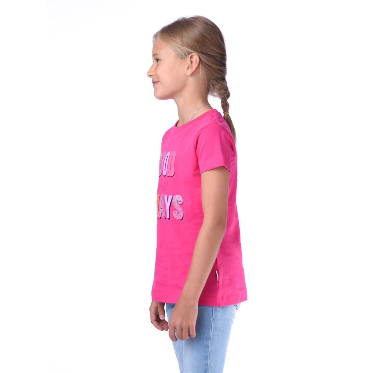 تيشيرت مطبع بطبعة جرافيك فيكتور آند جين × ستايلي-girls-clothing-tshirts-image-3
