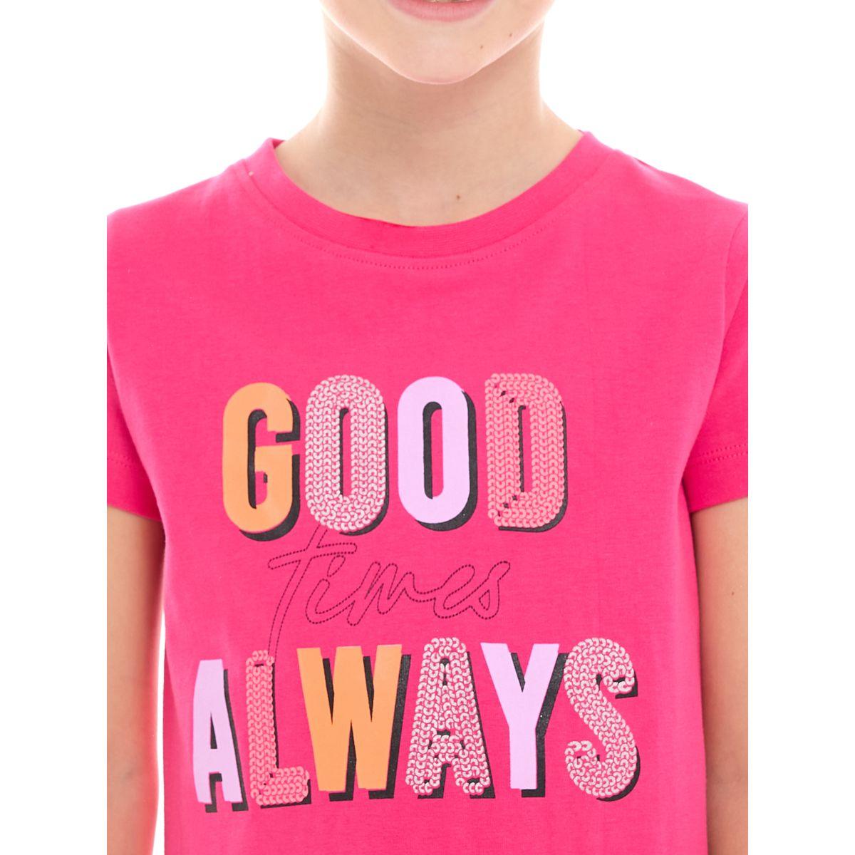 تيشيرت مطبع بطبعة جرافيك فيكتور آند جين × ستايلي-girls-clothing-tshirts-image-4