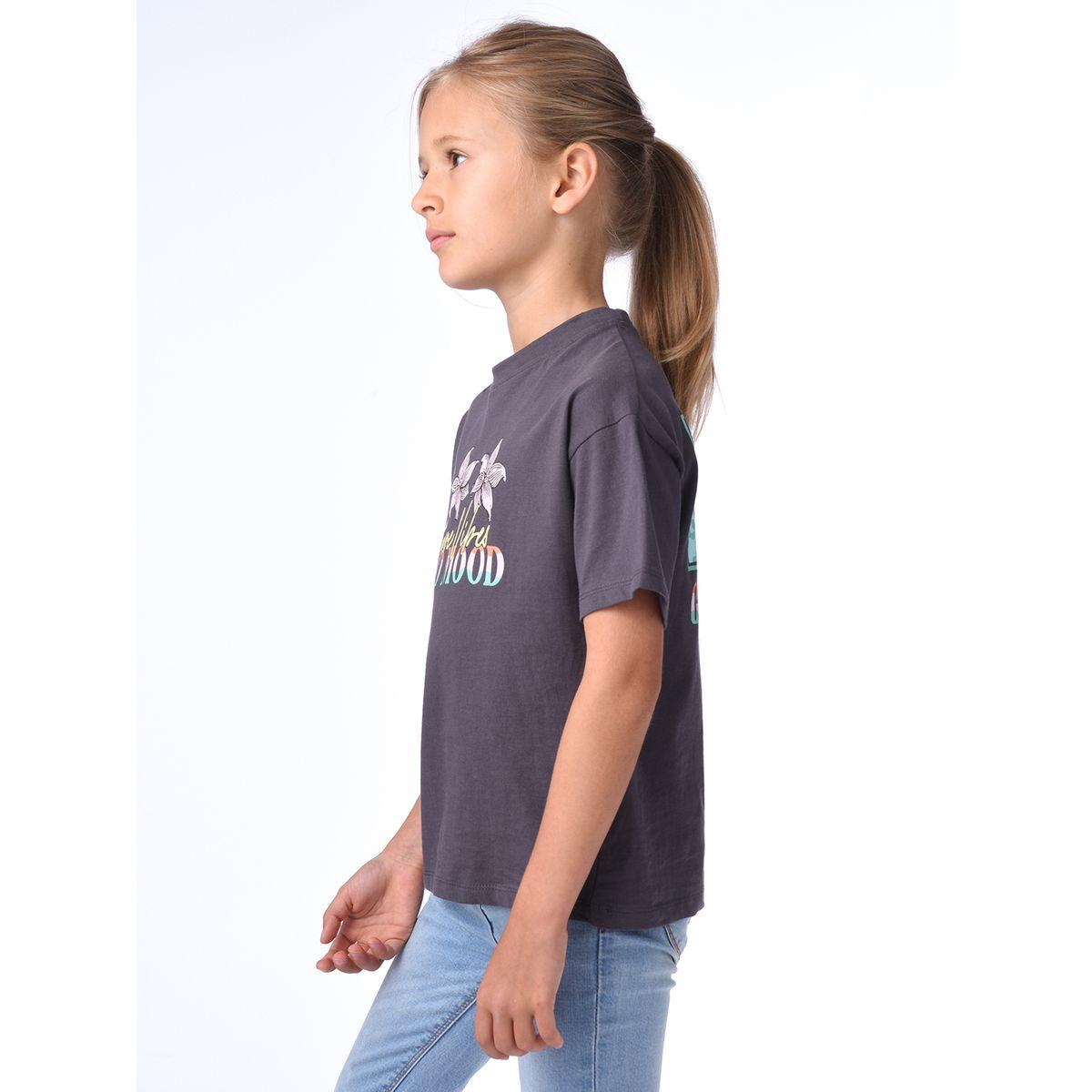 تيشيرت مطبع بطبعة جرافيك مع اكتاف مكشوفة فيكتور آند جين × ستايلي-girls-clothing-tshirts-image-3