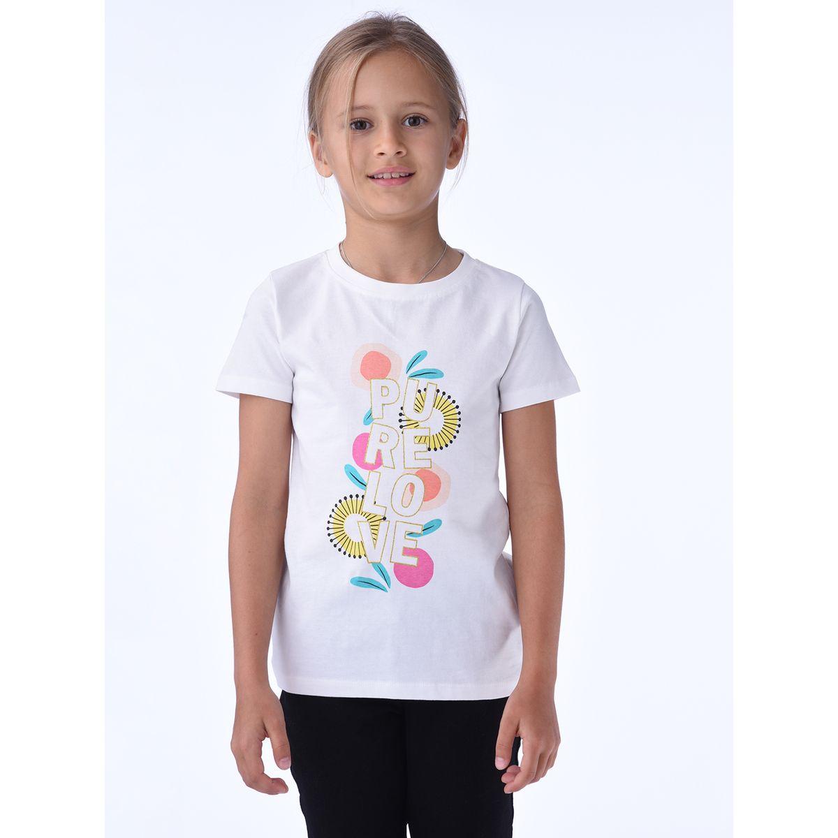 تيشيرت مطبع بطبعة جرافيك فيكتور آند جين × ستايلي-girls-clothing-tshirts-image-7