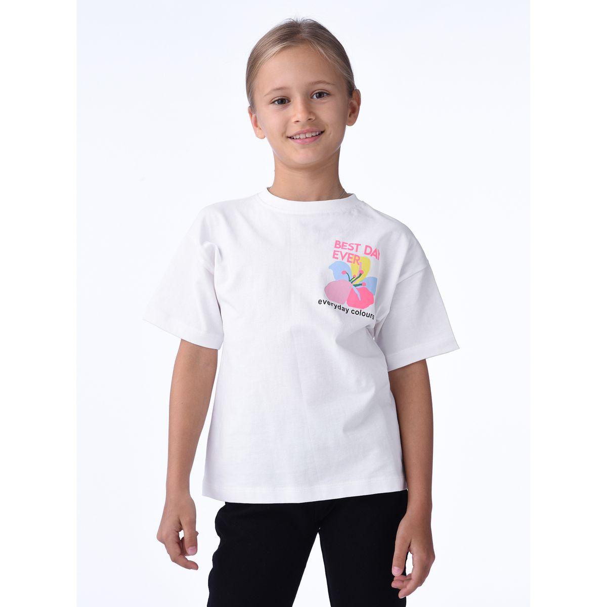 Victor and Jane X Styli  Best Day Ever Graphic Print T-Shirt-girls-clothing-tshirts-image-2