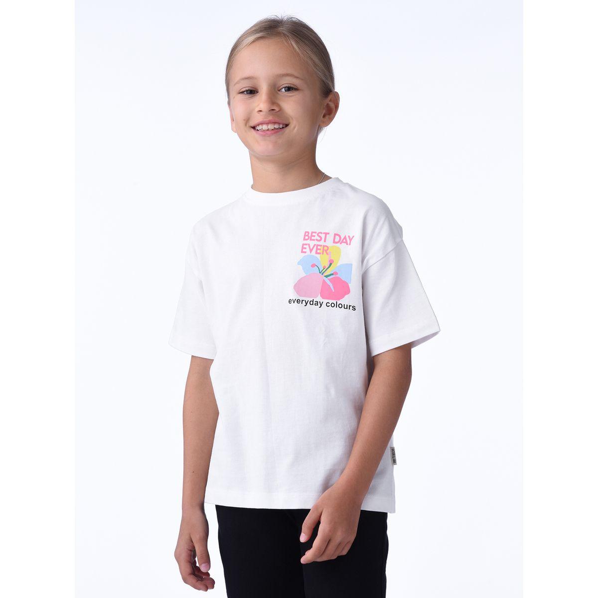 تيشيرت مطبع بطبعة جرافيك فيكتور آند جين × ستايلي-girls-clothing-tshirts-image-3