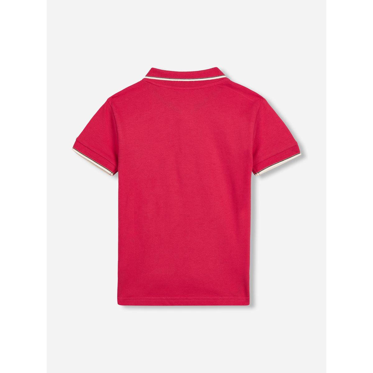 تيشيرت بياقة بولو واكمام قصيرة فيكتور آند جين × ستايلي-boys-clothing-tshirtsandpolos-image-2