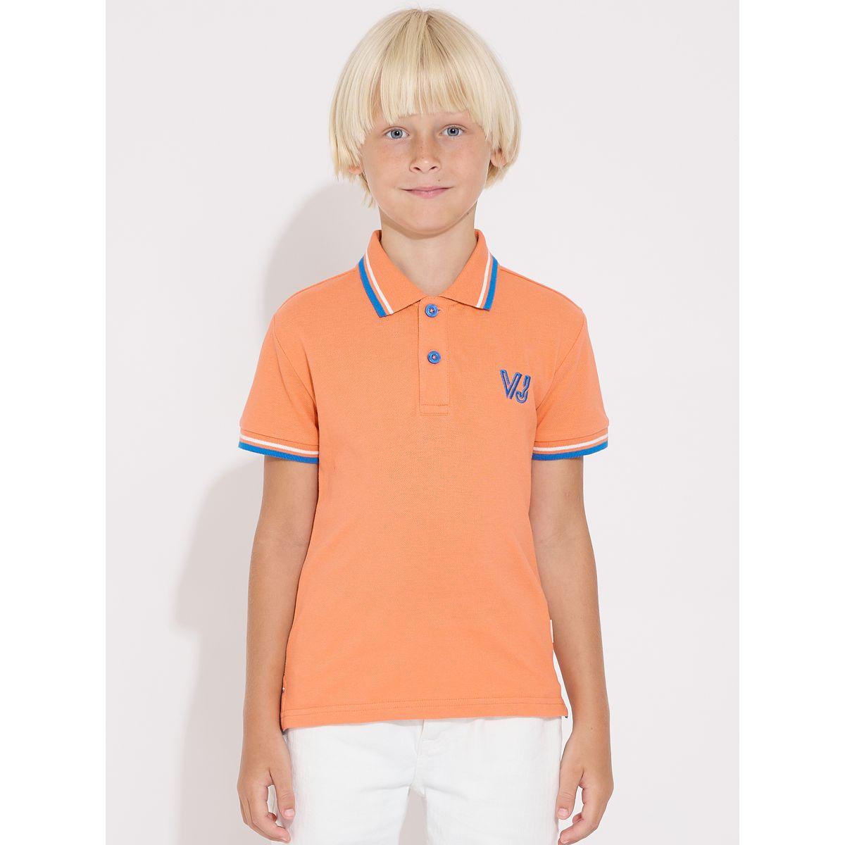 Victor and Jane X Styli  Embroidered Logo Detail Polo T-Shirt-boys-clothing-tshirtsandpolos-image-1