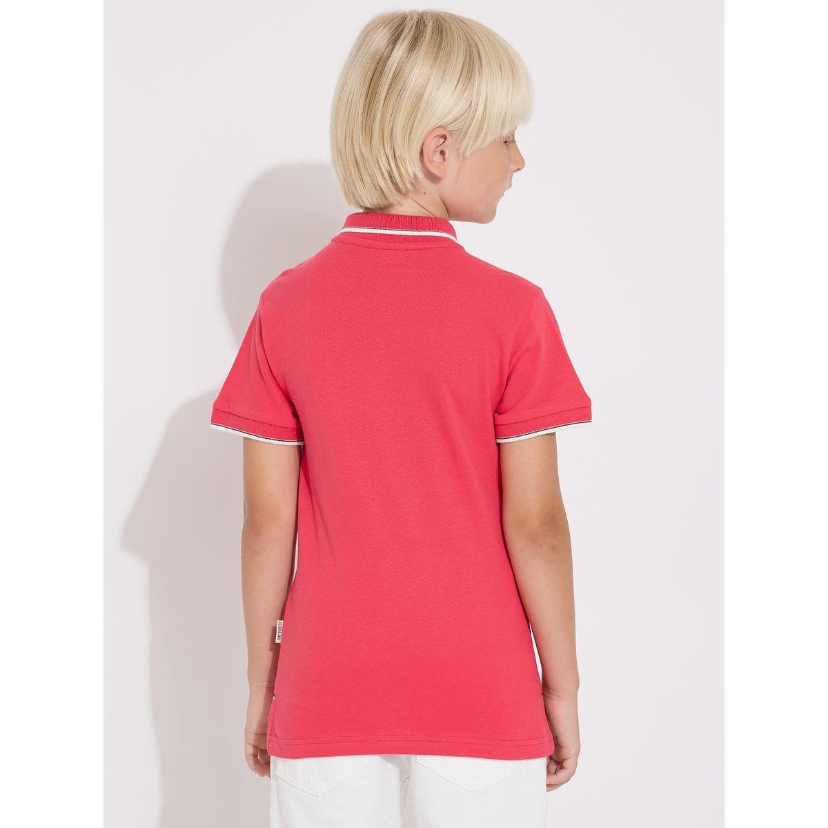 تيشيرت بياقة بولو مع اكمام قصيرة فيكتور آند جين × ستايلي-boys-clothing-tshirtsandpolos-image-2