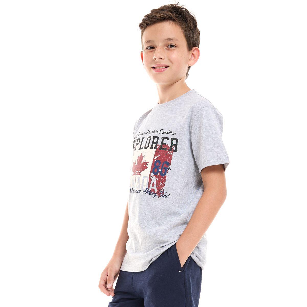 تيشيرت مطبع بطبعة جرافيك مع اكمام قصيرة فيكتور آند جين × ستايلي-boys-clothing-tshirtsandpolos-image-2