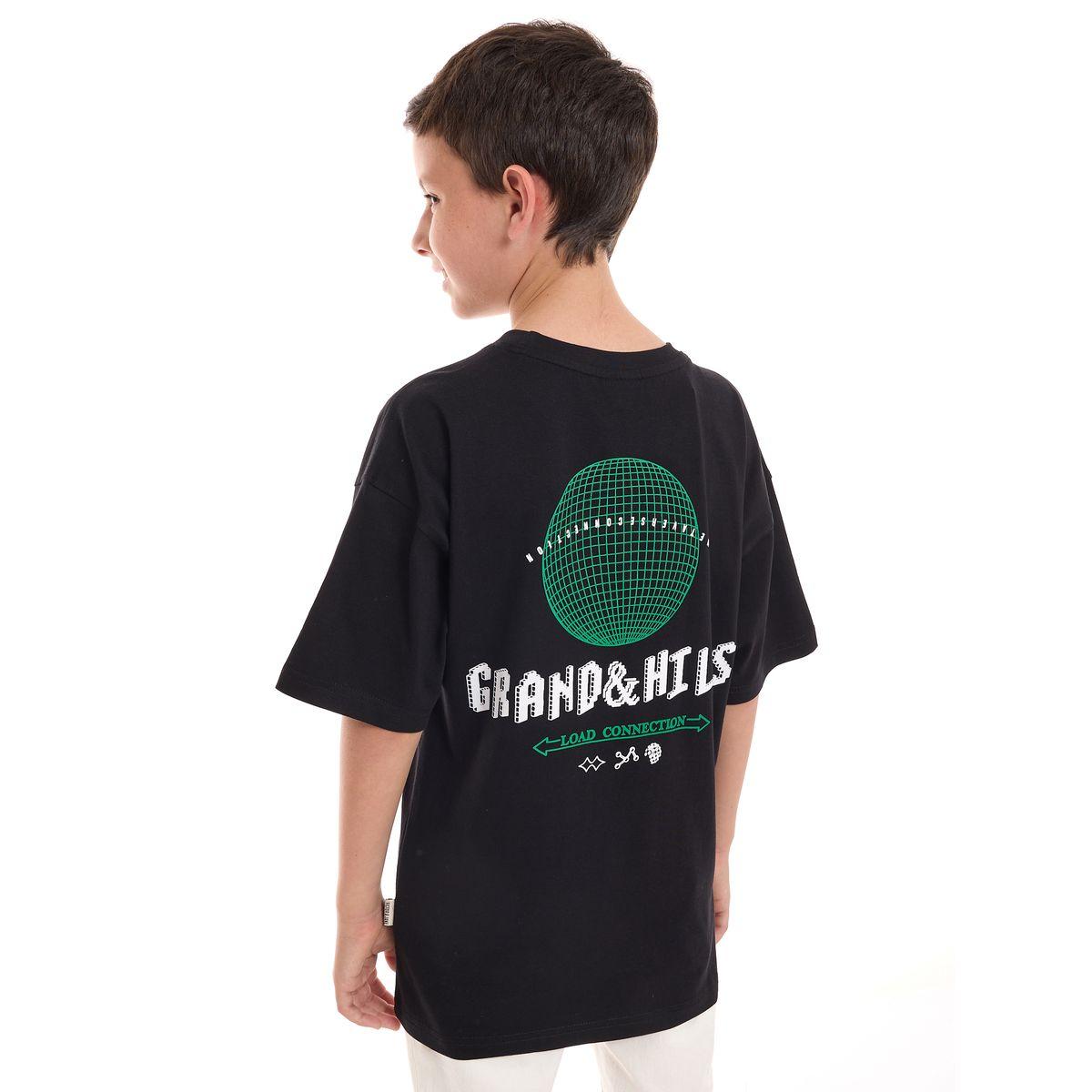 Victor and Jane X Styli  Round Neck Graphic Print Oversized T-Shirt-boys-clothing-tshirtsandpolos-image-3