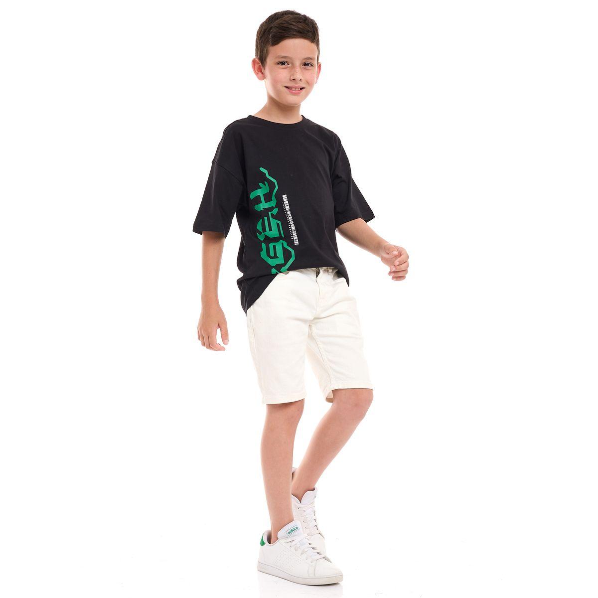 Victor and Jane X Styli  Round Neck Graphic Print Oversized T-Shirt-boys-clothing-tshirtsandpolos-image-4