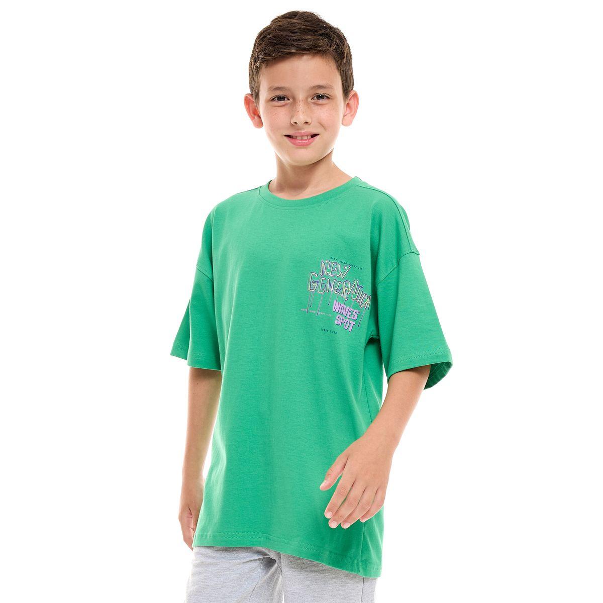 تيشيرت فضفاض بطبعة جرافيك واكتاف منخفضة فيكتور آند جين × ستايلي-boys-clothing-tshirtsandpolos-image-2