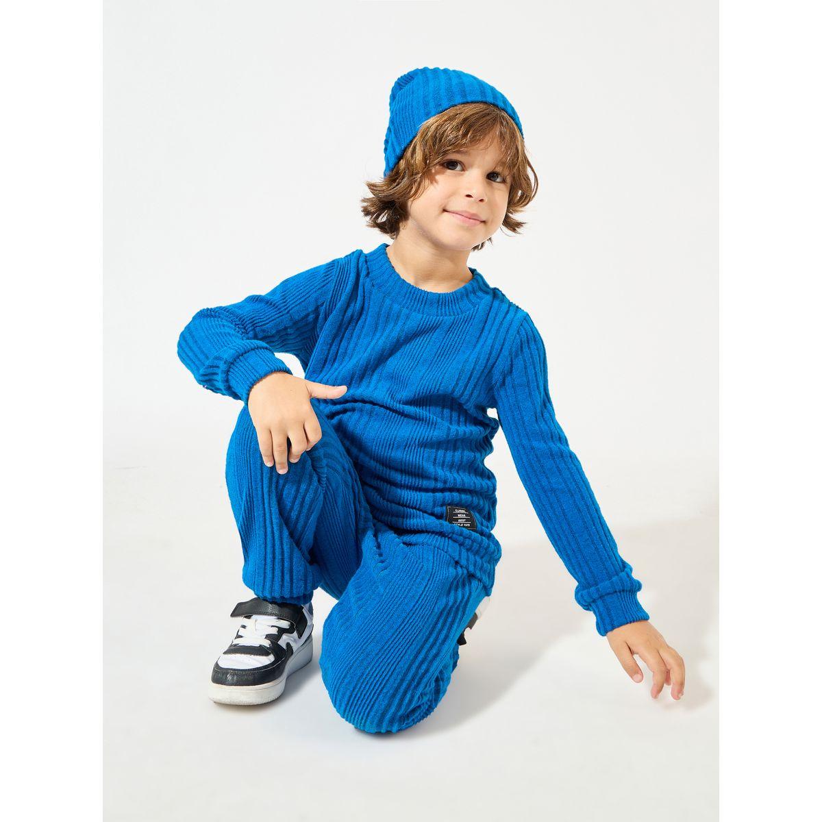 مجموعة من 3 - جوغر وسويت شيرت مع كاب-boys-clothing-setsandcoords-image-1
