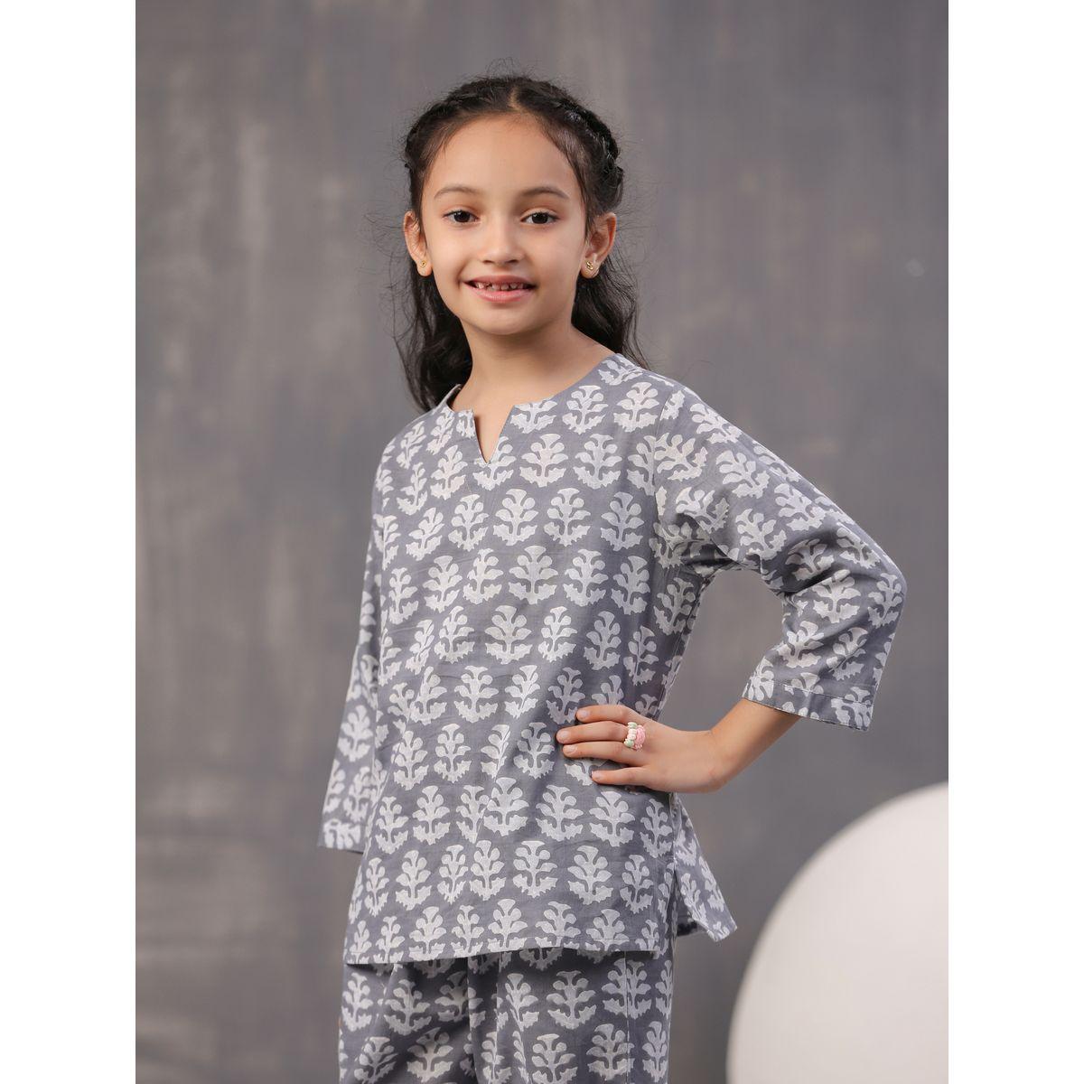 Sanskrutihomes X Styli  Floral Print Top & Pyjama Set-girls-clothing-nightwear-image-5
