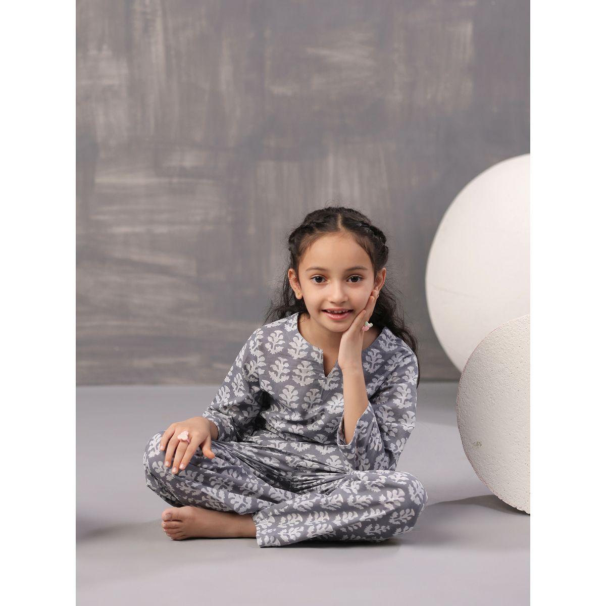 Sanskrutihomes X Styli  Floral Print Top & Pyjama Set-girls-clothing-nightwear-image-6