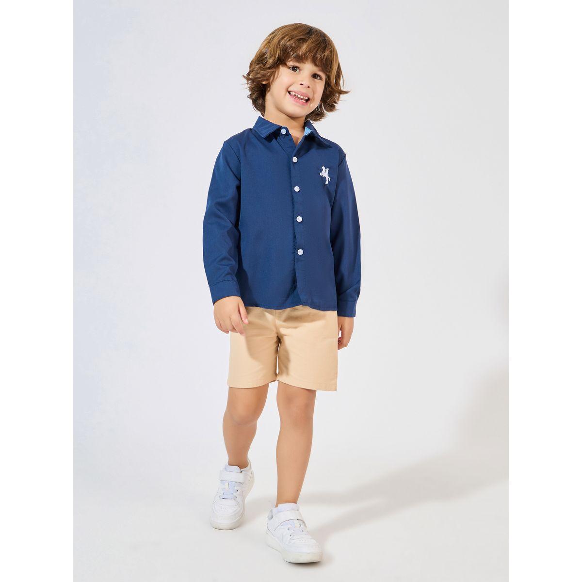 قميص بتفاصيل مُطرّزة مع أكمام طويلة-boys-clothing-shirts-image-2