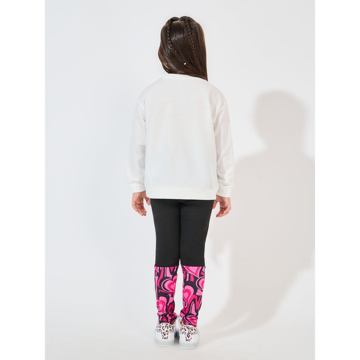 Styli Heart Print Sweatshirt & Leggings Set-girls-clothing-setsandcoords-image-4