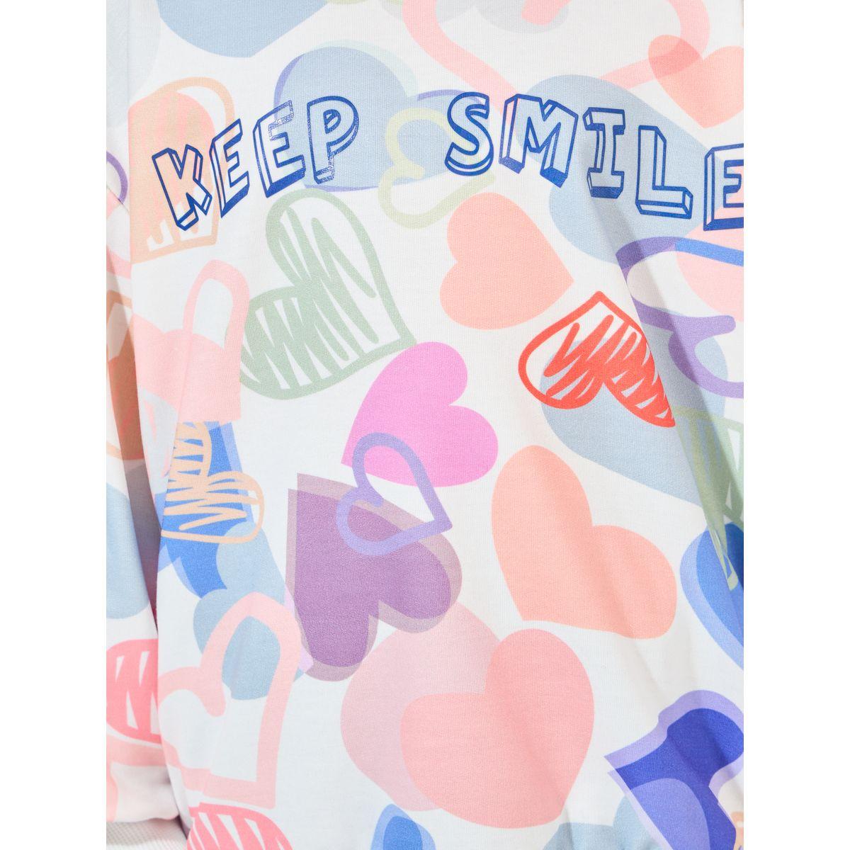 سويت شيرت بطبعة قلوب مع أكتاف منخفضة-girls-clothing-winterwear-sweatshirts-image-3