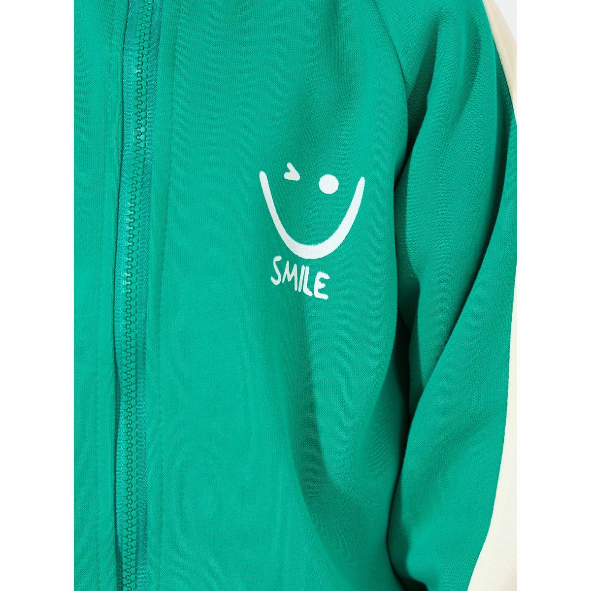 Styli Letter Print Zipper Baseball Jacket-boys-clothing-jacketsandcoats-image-4