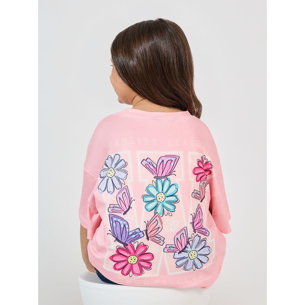 Styli Graphic Back Printed Oversized T-Shirt-girls-clothing-tshirts-image-1