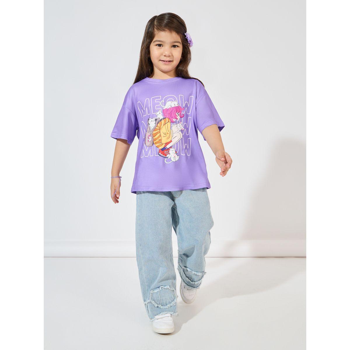 Styli Graphic Printed Oversized T-Shirt-girls-clothing-tshirts-image-2