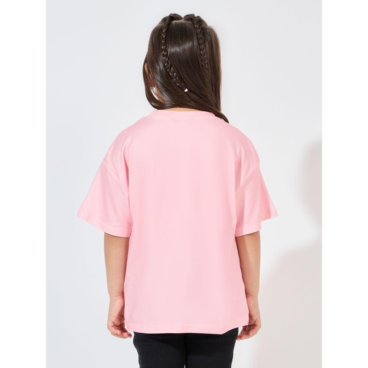 تيشيرت فضفاض بأكتاف منخفضة-girls-clothing-tshirts-image-4