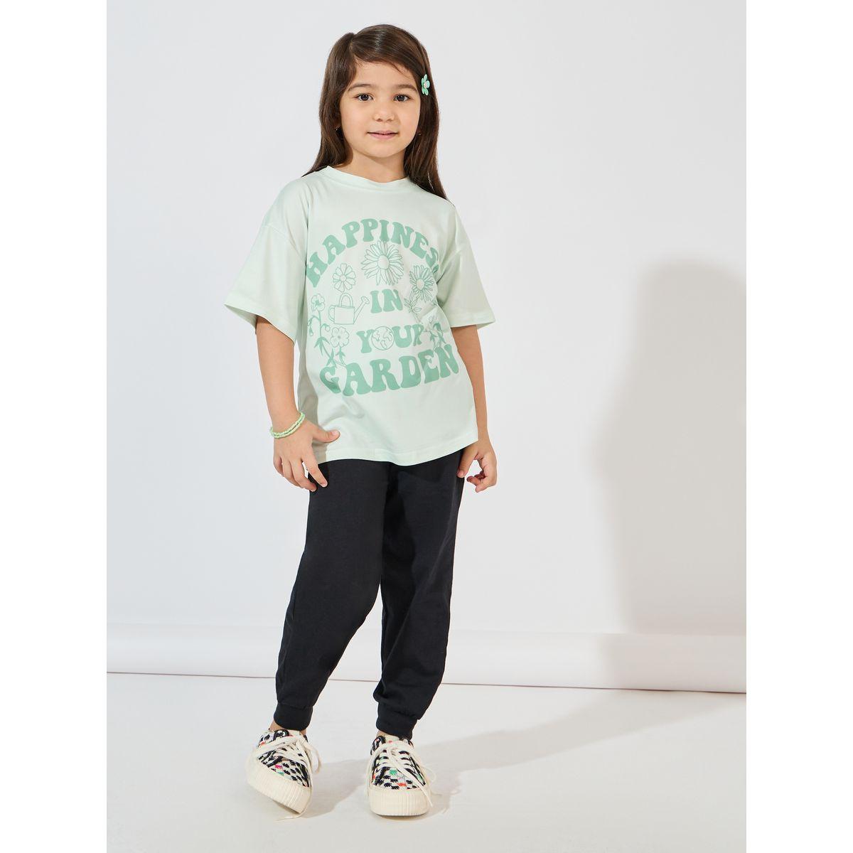 Styli Slogan Printed Oversized T-Shirt-girls-clothing-tshirts-image-2