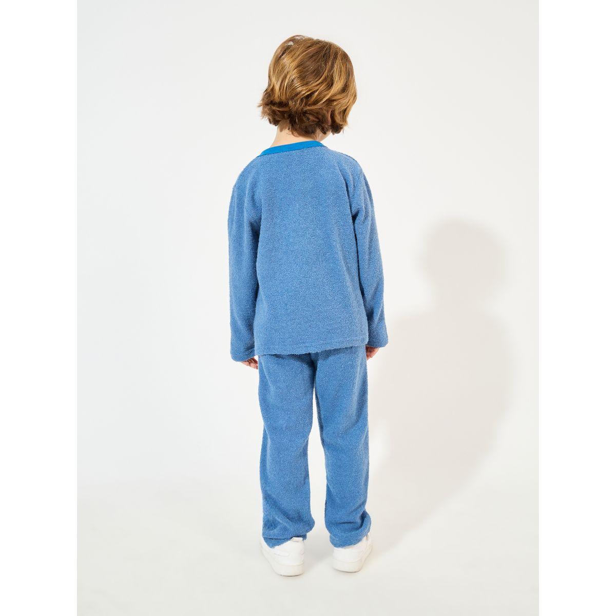 مجموعة من جوغر وسويت شيرت تيري بحروف مُطرّزة-boys-clothing-setsandcoords-image-4
