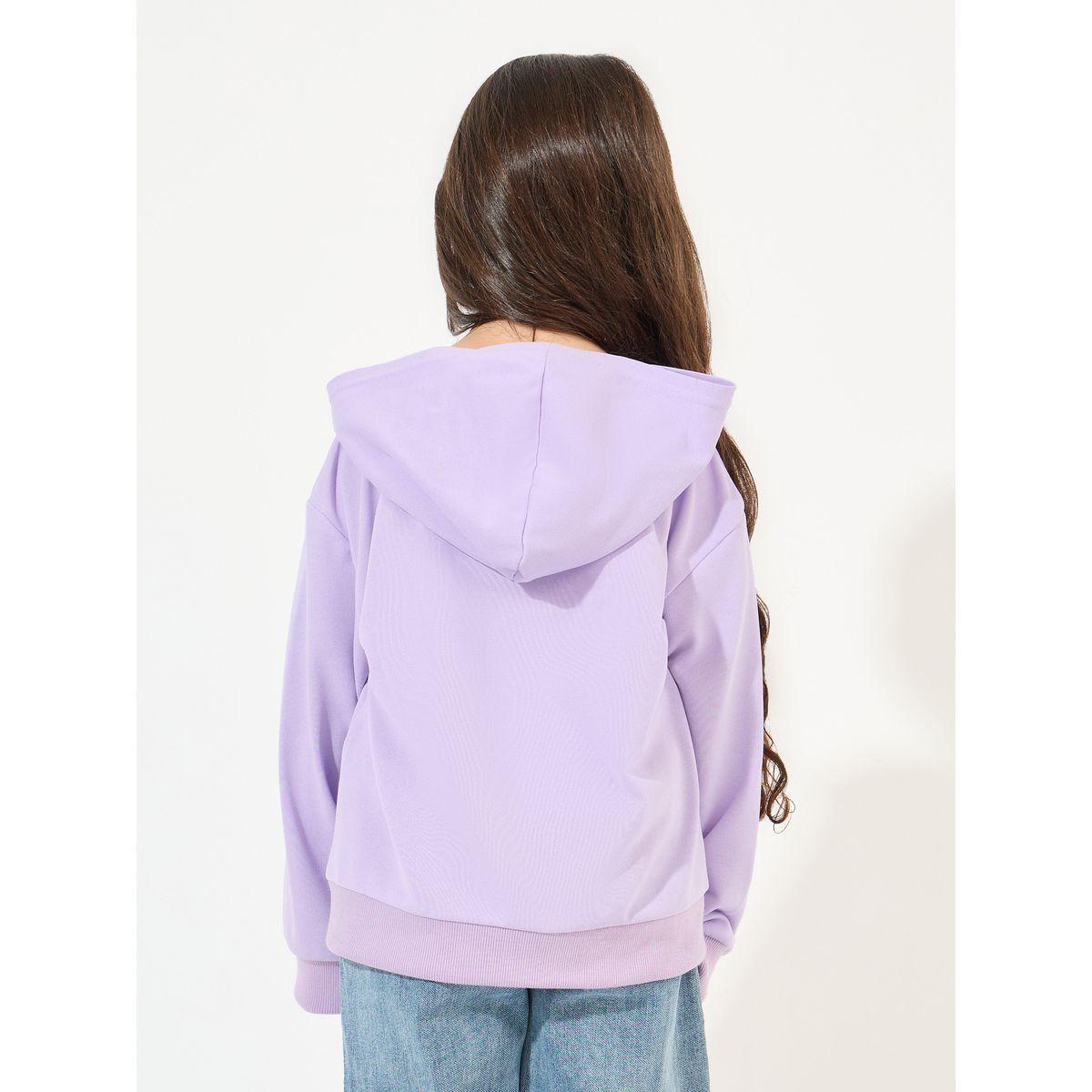Styli Solid Hoodie with Dropped Shoulder-girls-clothing-winterwear-sweatshirts-image-4
