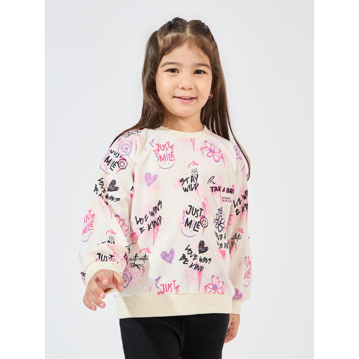 Styli AOP Sweatshirt with Dropped Shoulder-girls-clothing-winterwear-sweatshirts-image-1