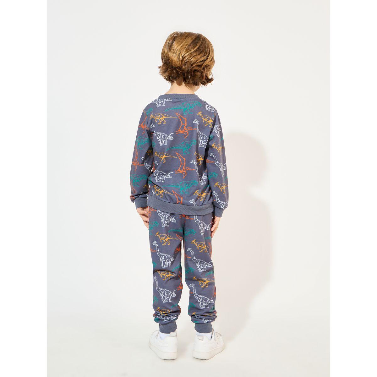 Styli Dinosaur Print Sweatshirt & Joggers Set-boys-clothing-setsandcoords-image-4