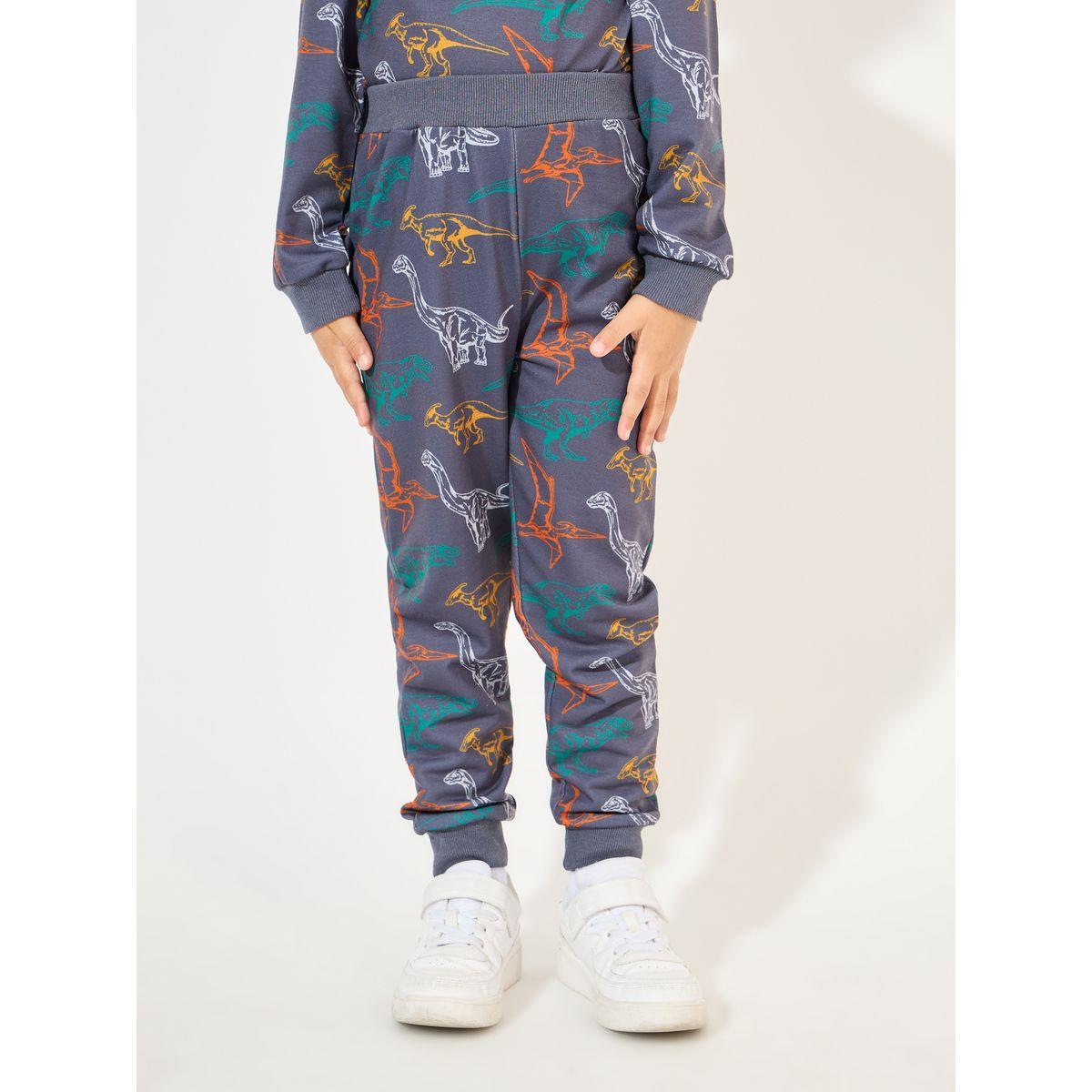 Styli Dinosaur Print Sweatshirt & Joggers Set-boys-clothing-setsandcoords-image-5