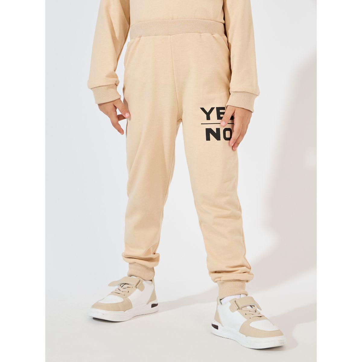 مجموعة من جوغر مع سويت شيرت بطبعة كتابة-boys-clothing-setsandcoords-image-5