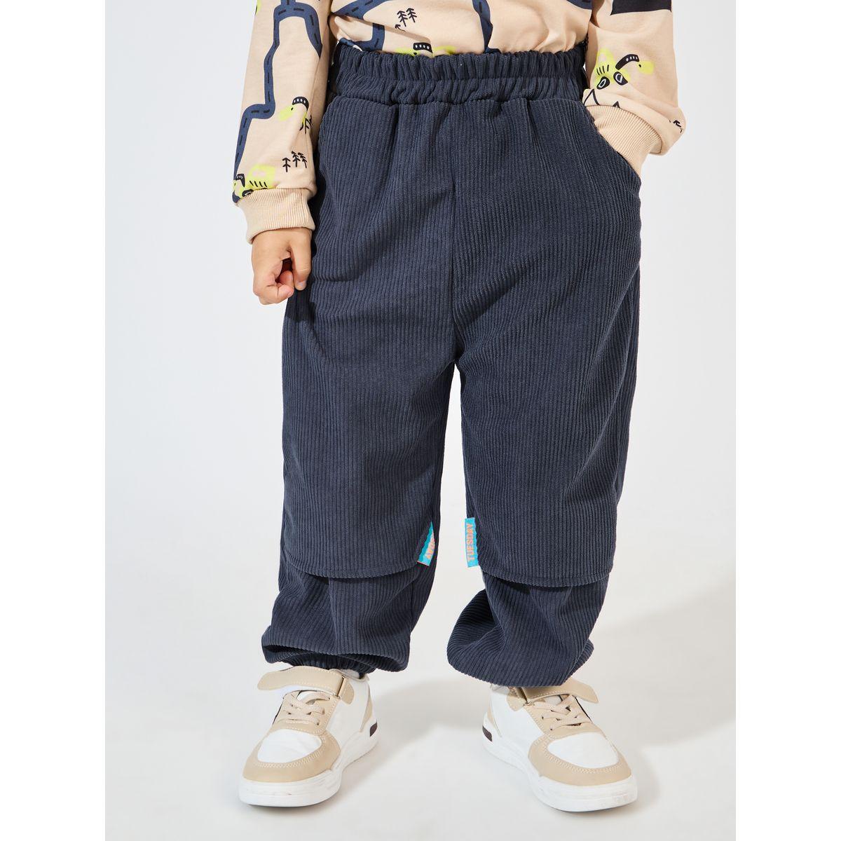 بنطال كوردروي مزين بشارة-boys-clothing-bottoms-trousers-image-4