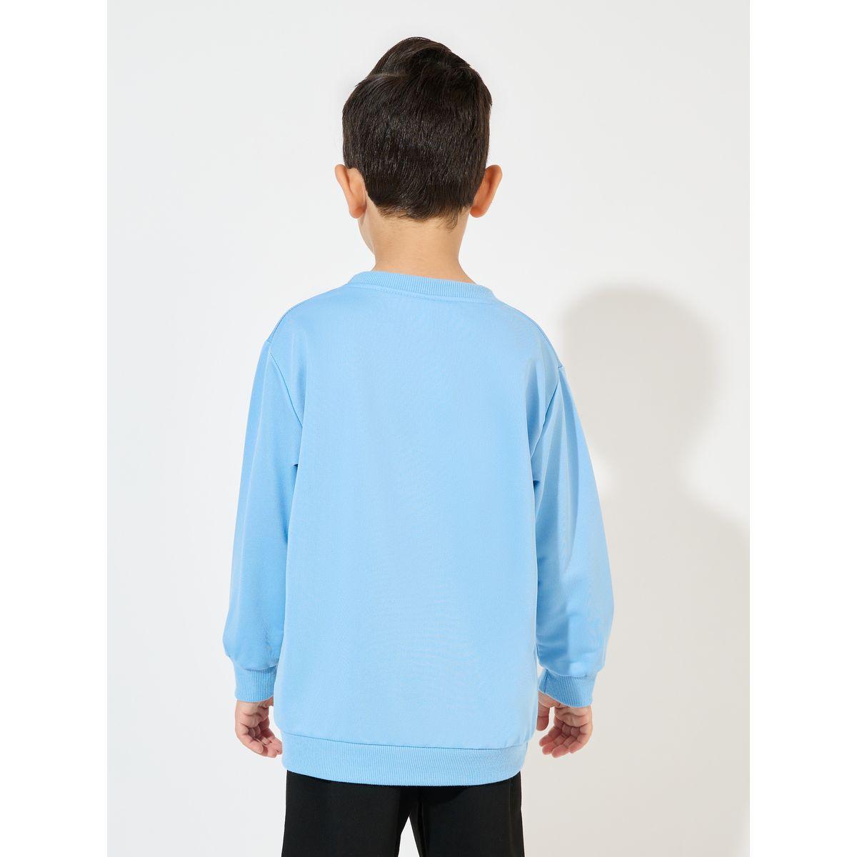 Styli Embossed Bear Pattern Sweatshirt-boys-clothing-winterwear-sweatshirts-image-4