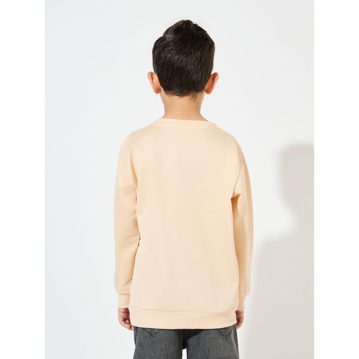 سويت شيرت بنمط دب بارز الملمس-boys-clothing-winterwear-sweatshirts-image-4